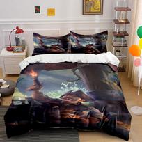 Pirate holding flaming torch. Bedding sets Duvet cover sets Duvet covers Pillowcases(1*Duvet Cover 2*Pillowcases without duvet insert) 135x200cm