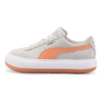 PUMA Suede Mayu Moteriški žemi krepšinio batai Pilki Oranžiniai 380686-14 35.5 white