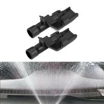 2pcs Windscreen Washer Jet For 2017-2021 Honda Civic Black Front Windscreen Washer Jet ABS 76810TGGE01 Windscreen Wipers Parts 2PCS