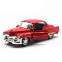 die-casting model, vintage car model, boy toy car ornament, rebound car model raudona