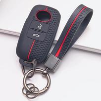 Anti Lost Silicone Keychain Lanyard for Toyota Raize Yaris Ativ Yaris Cross Veloz Avanza Rush Wigo Daihatsu Rocky with Keychain Key Fob Protector juoda