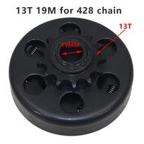 10T 12T 13T 16T Tooth 35/420/428 Chain 16mm 19mm 20mm Centrifugal Automatic Clutch For GO Kart Fun Minibike Drive Sprocket 13T 19MM