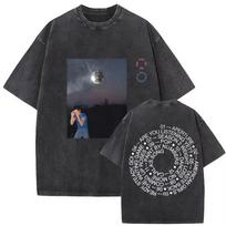 Harry Styles Together Tour  Vintage Washed TShirt Men Women Pop Music Fashion Oversized Cotton Graphic TShirts Streetwear S įvairiaspalvis