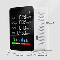 CO2 Monitor with Infrared Sensor Air Quality CO2 Meter Formaldehyde /HCHO TVOC balta