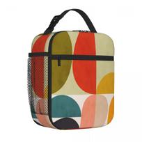 Bestselling Mid Century 3 Minimal Chic Cooler Lunch Bag Field Work Meal Lunch Tote One Size