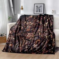 Disco Elysium Game Gamer Cartoon Blanket,Soft Throw Blanket for Home Bedroom Bed Sofa Picnic Travel Office Cover Blanket Kids Size: 75*100cm, Weight: 230 GSM