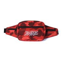 A BATHING APE Bape Polyester Fanny Pack Regular Unisex Red Red raudona