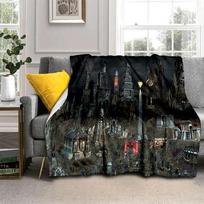 Retro Game Heroes of Might and Magic Blanket,Soft Throw Blanket for Home Bedroom Bed Sofa Picnic Travel Office Cover Blanket Kid Size: 75*100cm, Weight: 230 GSM