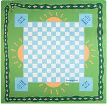 Internet Celebrity Mahjong Table Mat, Tennis Sport Style, Custom Printed Design, Noise Reduction and Silent Gaming Mat 80*80cm