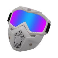 Manufacturer  New Full Face Shield Motocross Mask Windproof Outdoor Sport Goggles Trendy Motorcycle Glasses Mask