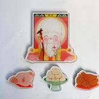 Customized 3D Transparent Promotion Frame Magnet Personalized Epoxy Resin Acrylic Plastic Refrigerator Magnet