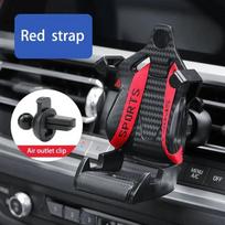 2025 Racing seat Car Phone Holder Mount Stand Suction Cup Smartphone Mobile Cell Support in Car Bracket for Iphone Samsung raudona