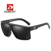 Oversized Polarized Full Rim Square Sunglasses Unisex Ultralight Frame Outdoor Sport Fishing Goggles UV D818 DUBERY BRAND PC juoda