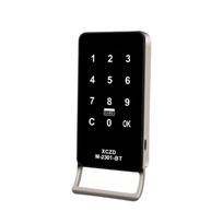 TTLock Lock With Shake Hands Zinc Alloy RFID Swipe Card Furniture Bedside Table Password Locker Lock  Digital Cabinet Lock (Silver,Wood Door&Zinc Alloy&Door Lock) sidabras