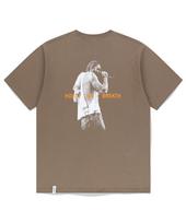 Maha Grid Hold My Breath Tee Mocha(Mg2Emmt522D) Mocha/M