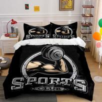 Muscular arm lifting dumbbell. Bedding sets Duvet cover sets Duvet covers Pillowcases(1*Duvet Cover 2*Pillowcases without duvet insert) 135x200cm
