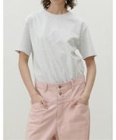 Moment [Momen] Basic Cotton T-Shirts- Light Gray_Xmbas3Y311109 Light Grey(09)/00F