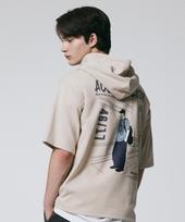 Bunker Buster Street Boy Short Sleeve Hoodie Mp2Tu248_Light Beige Light Beige/095