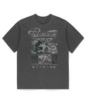 Maha Grid Spirit Desire Pigment Tee Charcoal(Mg2Emmt512A) Charcoal/Xl