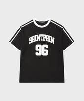 Saint Pain Sp Number Ringer Short Sleeve T-Shirt Black Black/M