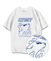 Like The Most Mosaic Puppy Over T-Shirt White White/S