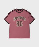 Saint Pain Sp Number Ringer Short Sleeve T-Shirt Deep Pink Deep Pink/M