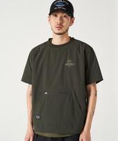 Hilliment Traverse Short Sleeve Windbreaker (Khaki) Khaki/L