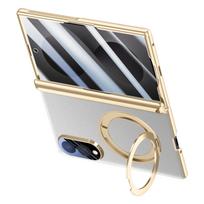 Samsung ZFold8 dėklai Magnetinis besisukantis stovas Stiklinis plėvelės dėklas Samsung Galaxy Z Fold 8, Wide Fold8, belaidžio įkrovimo dangtelis Galaxy Z Fold 8 pilka spalva