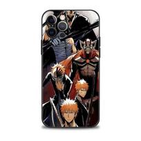 Telefono dėklas Apple iPhone 14 13 12 11 Pro Max 13 12 Mini Xs Max Xr X 7 8 6 6s Plus Japonijos komiksų baliklis Kurosaki Ichigo For iPhone 6 6S Plus