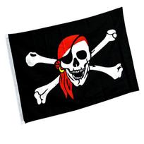 ADM 1Pc Large Skull Crossbones Pirate Flag Jolly Roger Hanging With Grommet NO Pole