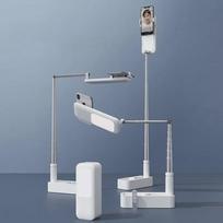Adjustable Overhead Mobile Phone Stand with Fill Light for Live Broadcasts