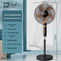 Galingas svyruojantis elektrinis grindų ventiliatorius su nuotolinio valdymo pultu