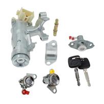 1 rinkinys durų spynos uždegimo jungiklio dalis 6905212340 Toyota Corolla AE101 AE110 gray