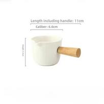 Nordic Minimalist Ceramic Espresso Milk Pitcher, Mini Creamer Jug with Handle for Coffee/Tea/Latte Art, Small Ceramic Cup