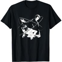 Death Note Light and L Chains Anime T-Shirt S įvairiaspalvis