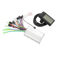 24V 36V 48V 350W Elektrinio Dviračio Dviratuko Motorolerio Valdiklis su Vandeniui Atspariu Ekranu Elektrinio Dviračio Valdiklio Rinkinys