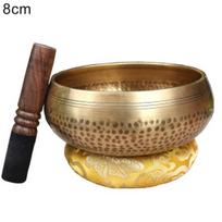 Nepalio Tibeto Budos Muzikos Terapija Relaksacija Gydymas Dainuojantis Dubuo Medinis Pagaliukas Dekoras 8 cm