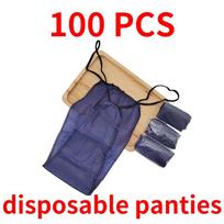 Juodos Kelioninės Prakaito Garų Pirties Kvėpuojamos Vienkartinės G-string Kelnaitės Apatiniai T-back Salono Spa Apatiniai Moteriški Apatiniai mėlyna