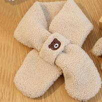 Naujas Fleece Kūdikių Šalikas Pirštinės Vaikams Žieminis Mielas Lokelis Šiltos Pirštinės Šalikai Studentams Pilnų Pirštų Pirštinės Megztos Vaikų Pirštinės