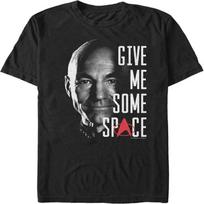 Fifth Sun Men's Star Trek_ The Next Generation Picard Give Me Some Space T-Shirt S juoda
