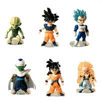 8 vnt./rinkinys Dragon Ball Z veiksmo figūrėlės Mini maža statulėlė Master Broli Goku Kame Sennin Tien Shinhan Chiaotzu PVC modelis Vaikų žaislas