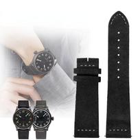 Genuine Leather Watch Strap for Mido Rudder M032.607 M032 Watch Band Genuine Leather Strap Suede Men 23mm 23mm