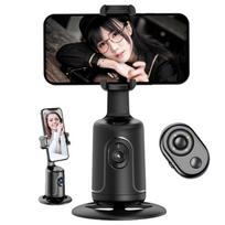Smart Facial Phone Tripod, 360° Rotation Hands-Free Auto Face Tracking Tripod, Gesture Control & No App, Retractable Phone Stand For Vlogging, Li One Size