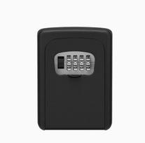 Wall-Mounted Outdoor Metal Key Box with Combination Lock and Custom Logo Print juoda