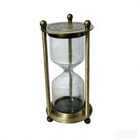 DIY High-End Hourglass Timer: Flowing Sand Self-Assembly Ornament Mini 5.5*11cm antikvarinės bronzos spalvos