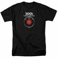 26 2001 A Space Odyssey Hal T Shirt Mens Licensed Classic TV Show Black Unisex T-Shirt XXXL