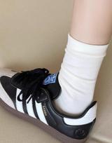 Women's Odor-Proof Cotton Mid-Calf Socks: Reinforced Toe & Heel, Sweat-Absorbent, Ideal for Spring & Summer. One Size balta