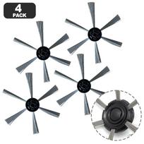 For SilverCrest M690 And For WAP W310 Robotic Vacuum Cleaners (4 Side Brushes) Replacement Side Brushes China Mainland black