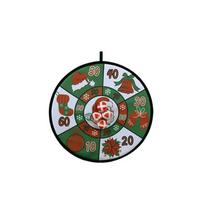 Christmas Home Decoration Supplies Creative Dart Board Santa Claus Throwing Target Dart Shooting Board Party Game Supplies žalia