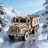 Dump Truck 3D Wooden Puzzle Scale Miniature DO-IT-YOURSELF Miniature Kit Handcrafted Present Home Decor Assembly Toy balta